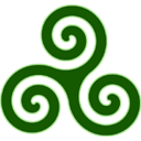 Green Triskele icon